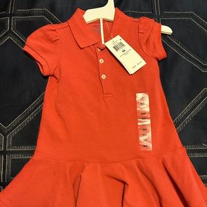 Red dress with bottoms